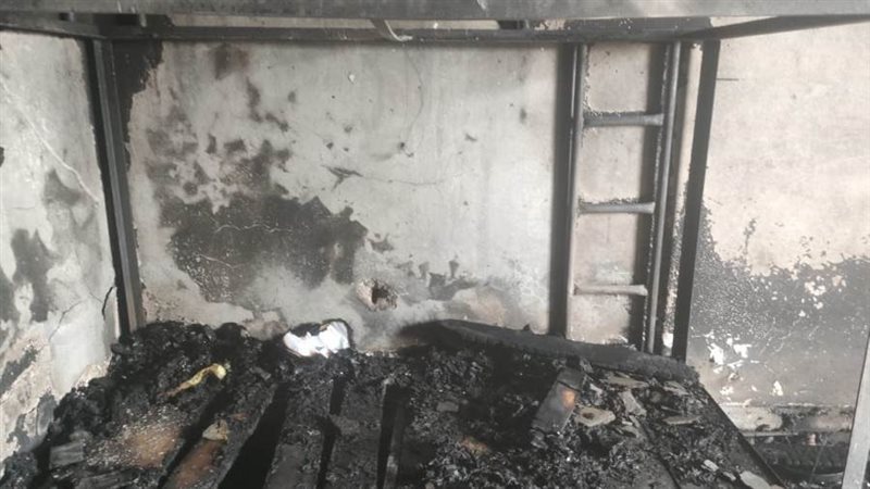 أثار حريق بالمدينة