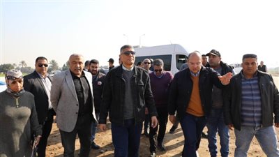 محافظ الجيزة يتفقظ الطرق والمحاور بكرداسة 