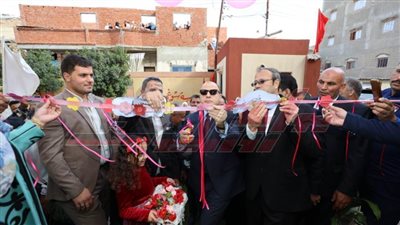 محافظ كفر الشيخ والدكتور علاء جودة يفتتحان مدرسة شوغي