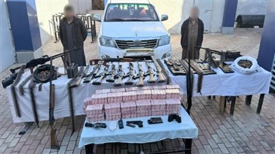 ضبط تشكيل عصابي لتجارة المخدرات والأسلحة النارية شديد الخطورة بمطروح