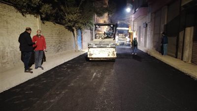  بالصور.. محافظ الغربية: رصف طريق مستشفى محلة مرحوم شريان حياة لخدمة المرضى والمواطنين