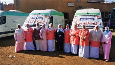 حياة كريمة ببني سويف: علاج 1500حالة بقافلة للصحة و3200 خدمة طبية مجانية