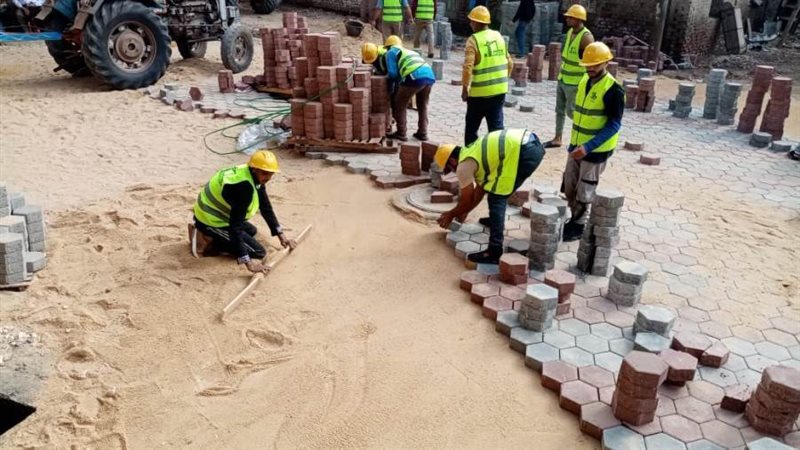 جانب من تطوير قرية