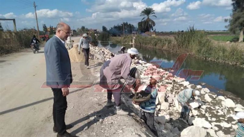 تبطين الترع