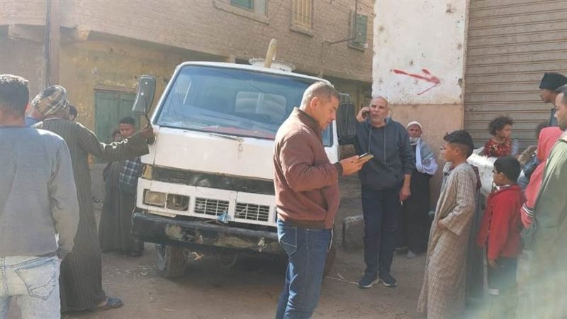 ضبط سيارة كسح تفرغ