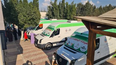 خدمات مجانية لـ850 مواطنا بقافلة طبية بقرية عبدالعظيم زاهر في وادي النطرون