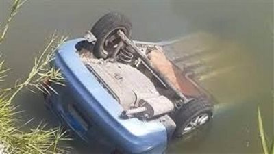 مصرع 5 أشخاص في انقلاب سيارة بترعة ببني سويف