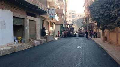 رصف ورفع كفاءة عدد من الطرق بالمنيا ضمن الخطة الاستثمارية