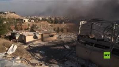 غارات تستهدف مطار المزة العسكري غرب دمشق