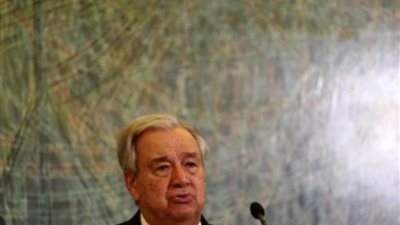 جوتيريش: مستقبل سوريا يحدده الشعب السوري ونعمل مع مبعوثينا لتحقيق الانتقال السياسي