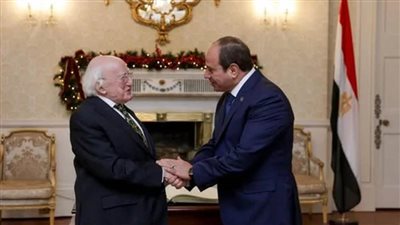 الرئيس السيسي ورئيس وزراء أيرلندا يؤكدان حرصهما على تعزيز علاقاتهما الثنائية في شتى المجالات خاصة الاقتصاد