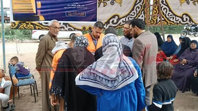 كيان شباب بحري يطلق القافلة الطبية بقرية 8 المعمورة بكفر الشيخ