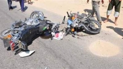 مصرع شخصين إثر حادث تصادم موتوسيكل في الشرقية 