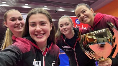 مريم الهضيبي تحصد بطولة المرحلة الإقليمية من كأس أوروبا لتنس الطاولة مع كوفشتاين النمساوي