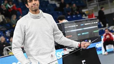 أحمد هشام يتوج بذهبية كأس العالم لسلاح السيف تحت 20 سنة بألمانيا