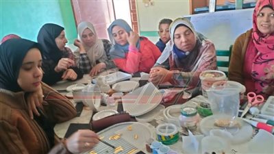 ملتقى حرفي لتدريب عضوات أندية الفتاة على أعمال الكونكريت بقبريط