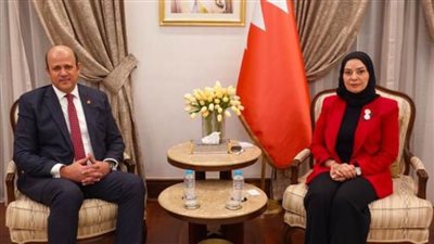 سفيرة البحرين بمصر تستقبل أمين رئاسة الجمهورية