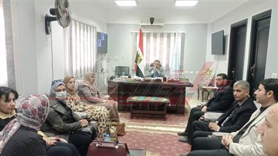 لقاء دوري بمديري المدارس ضمن المبادرة الرئاسية 1000 قائد بكفر الشيخ