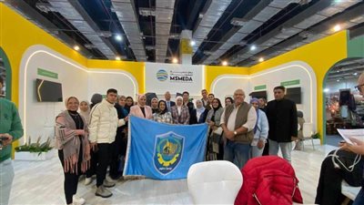 وفد طلابي من جامعة دمنهور يزور معرض تراثنا للحرف اليدوية والتراثية في نسخته السادسة