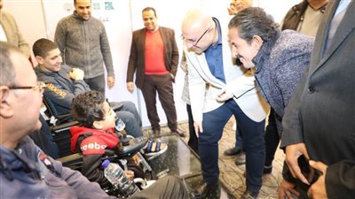 قافلة طبية لمؤسسة مصر الخير لخدمة ذوي الهمم  ببني سويف