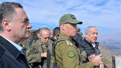 نتنياهو يزور الحدود السورية مع وزير دفاعه ورئيس أركان الجيش الإسرائيلي