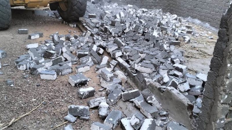 جانب من حملة إزالة