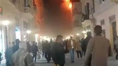 عاجل| تطورات حريق النبي دانيال في الإسكندرية