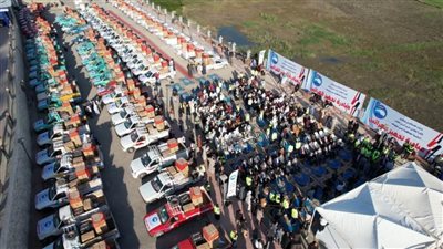 بتوزيع جهاز 100 عروسة.. مستقبل وطن يستكمل زيارته لبني سويف