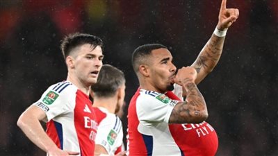 هاتريك خيسوس يضرب كريستال بالاس ويقود أرسنال  لنصف نهائي كاباراو