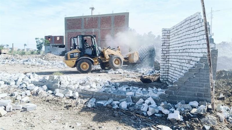 إزالة التعديات بأسيوط