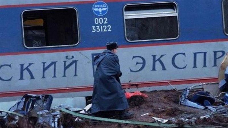 تصادم قطارين في روسيا