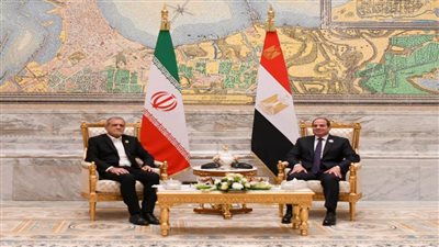 الرئيس السيسي ونظيره الإيراني يتبادلان وجهات النظر حول التطورات الإقليمية