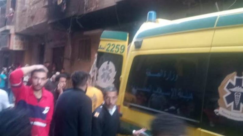 جانب من الحريق