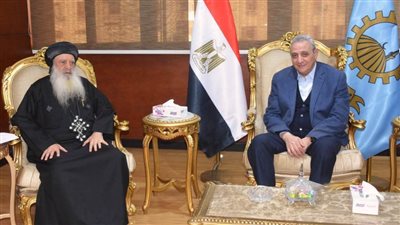 محافظ الغربية يبحث مع الأنبا بولا مطران طنطا استعدادات الأعياد وتوسيع التعاون المشترك
