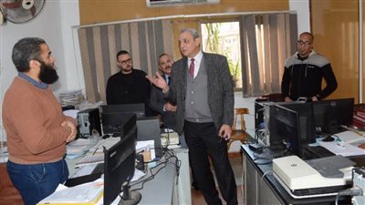  بالصور.. محافظ الغربية يراجع انتظام العمل بإدارات الديوان العام ويؤكد تحسين الخدمات