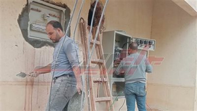 بالجهود الذاتية.. شباب كفر مجر يقومون بتطوير الوحدة الصحية بدسوق 