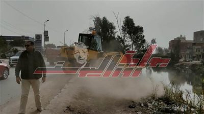 رفع كفاءة الطرق ببيلا في كفر الشيخ