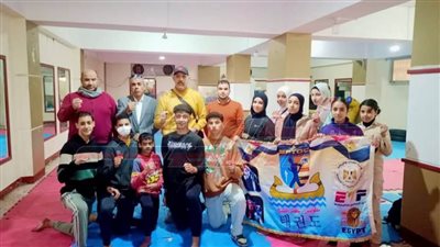 متابعة دورية لمركز تايكوندو المشروع القومي للموهبة بكفر الشيخ