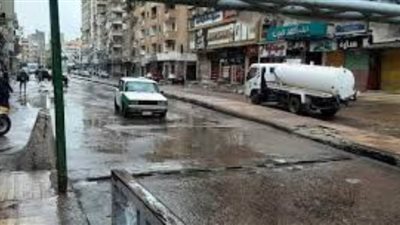 سقوط أمطار على محافظة الغربية