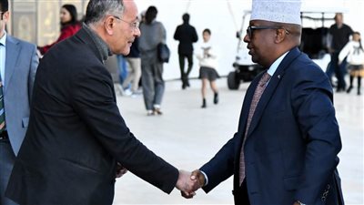 وزير الخارجية الصومالي يزور المتحف المصري الكبير
