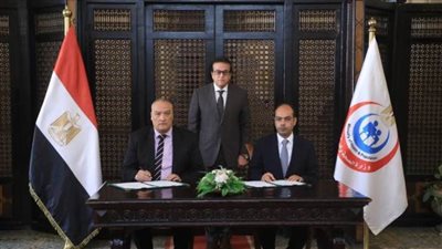 وزير الصحة يشهد توقيع بروتوكول تعاون مع صندوق التعويض عن مخاطر المهن الطبية