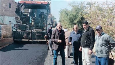 محافظ أسيوط: استمرار أعمال رصف طريق المعنا بمدينة أبنوب بتكلفة 13 مليون جنيه
