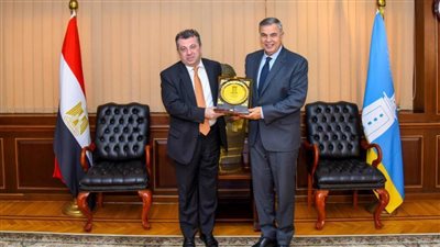 محافظ الإسكندرية يستقبل سفير دولة أرمينيا بالقاهرة