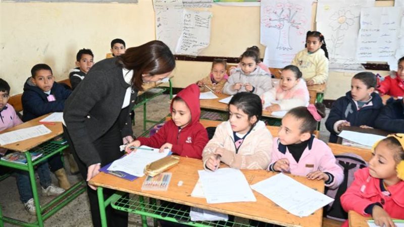 جانب من تفقد المدرسة