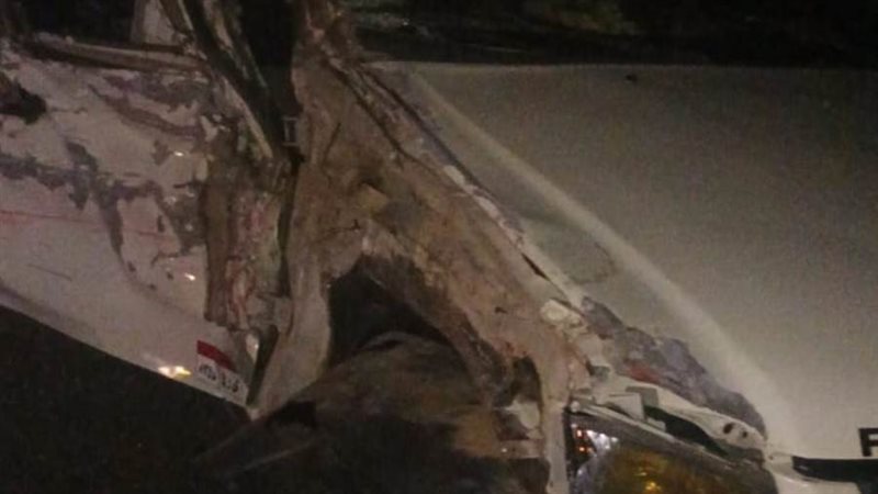 تصادم سيارتين بأسيوط