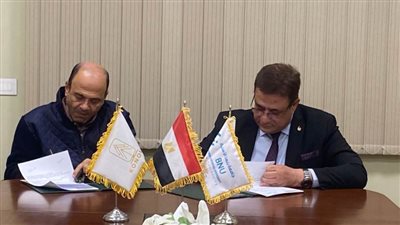 بروتوكول تعاون بين جامعة بنها الأهلية وشركة كنوز مصر للنماذج الأثرية