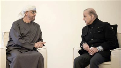 الرئيس الإماراتي ورئيس وزراء باكستان يبحثان القضايا الإقليمية والدولية المشتركة