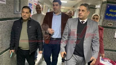 محمد أبوالسعد يتفقد مستشفى كفر الشيخ العام