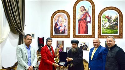 أجهزة المدن الجديدة يزورون عددًا من الكنائس بمدنهم لتقديم التهنئة بعيد الميلاد المجيد 