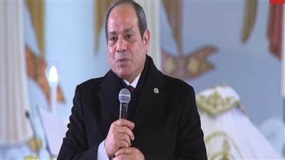 السيسي يغادر كاتدرائية 
